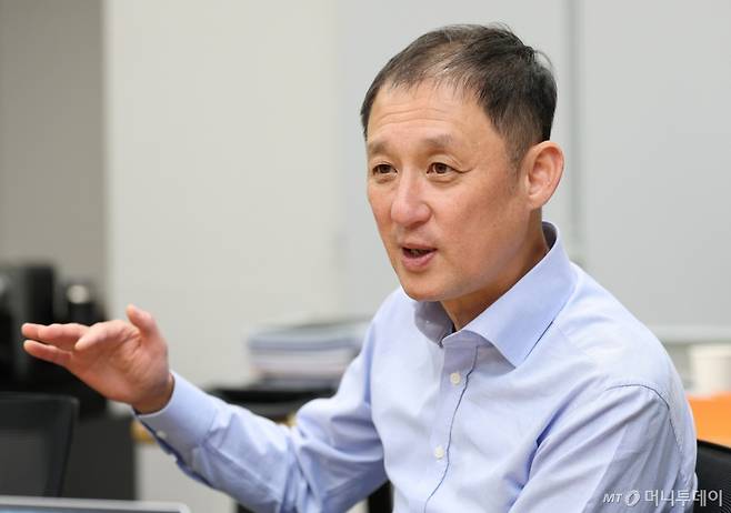 오승택 에이모 대표 인터뷰 /사진=김창현 기자 chmt@