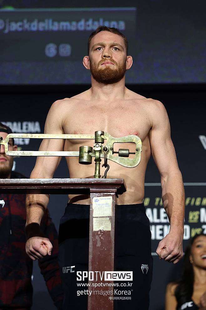 ▲ UFC 웰터급 챔피언 잭 델라 마달레나.