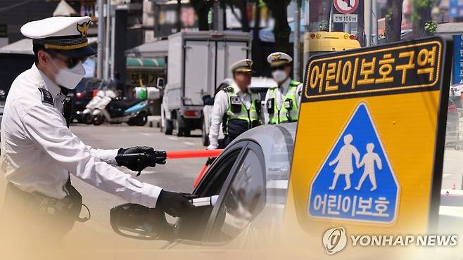 음주운전 단속 (CG) [연합뉴스TV 제공]