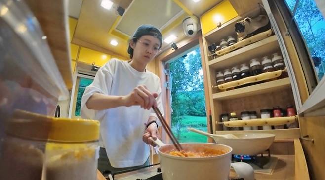 '바퀴달린집5' 장나라, 나라표 파스타 레시피 공개