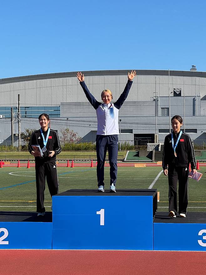 2025 아시아 근대5종 선수권대회 개인전 우승을 차지한 성승민. 700크리에이터스 제공