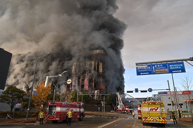 화재 현장. 충남도 제공