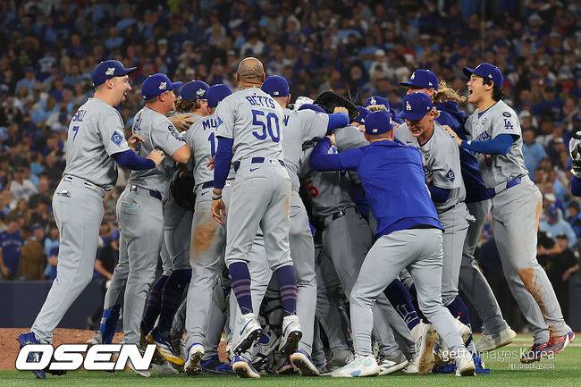 [사진] 다저스 오타니와 동료들. ⓒGettyimages(무단전재 및 재배포 금지)