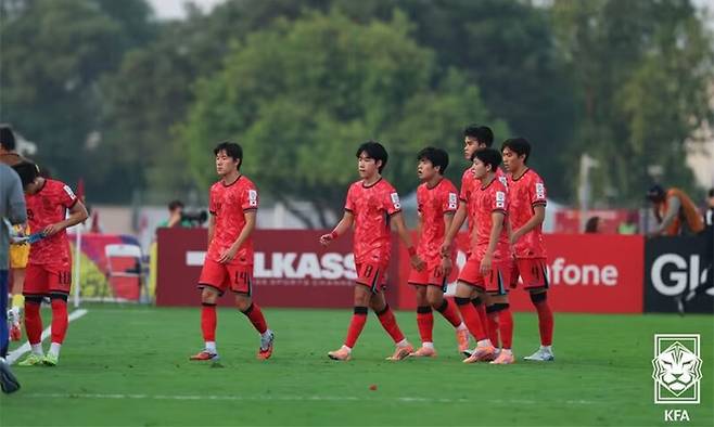 한국 U-17 축구 대표팀. 대한축구협회 제공
