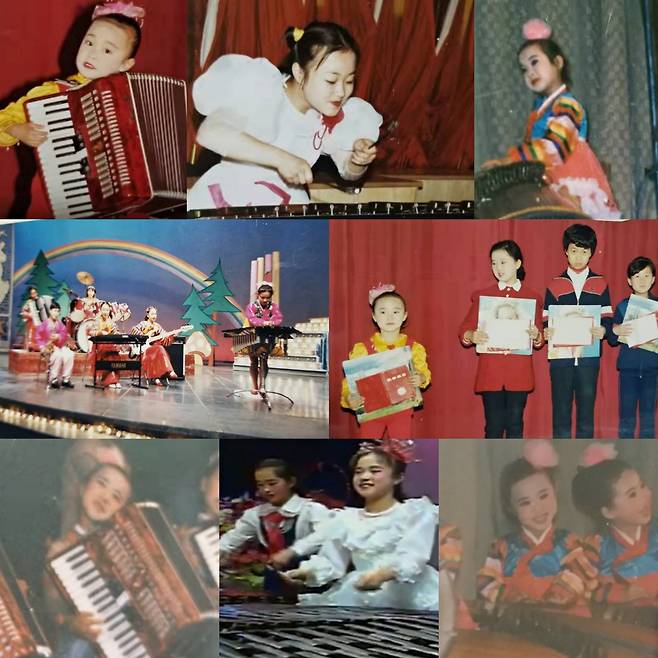 윤은화의 어린 시절 공연 모습