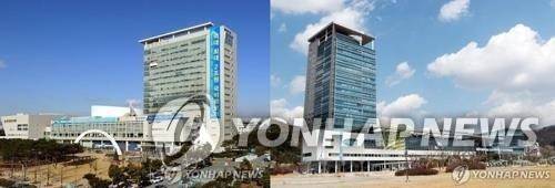 광주시청(왼쪽)과 전남도청 [광주시·전남도 제공. 재판매 및 DB 금지]