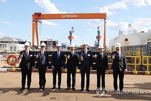 한화필리조선소 [연합뉴스 자료사진]
