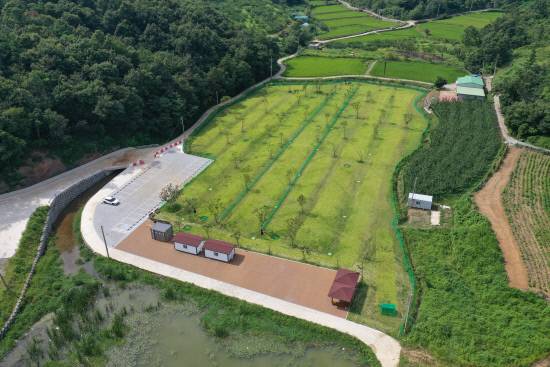 정촌 죽봉파크골프장 전경.