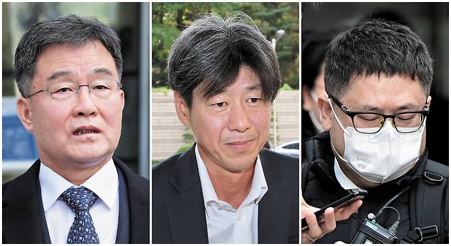 대장동 일당 김만배, 남욱, 정영학/뉴스1· 장련성