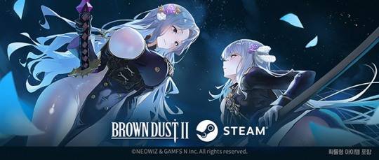 '브라운더스트2'의 게임 유통 플랫폼 스팀 찜하기 10만 명 돌파 관련 이미지. 자료 제공 : 네오위즈