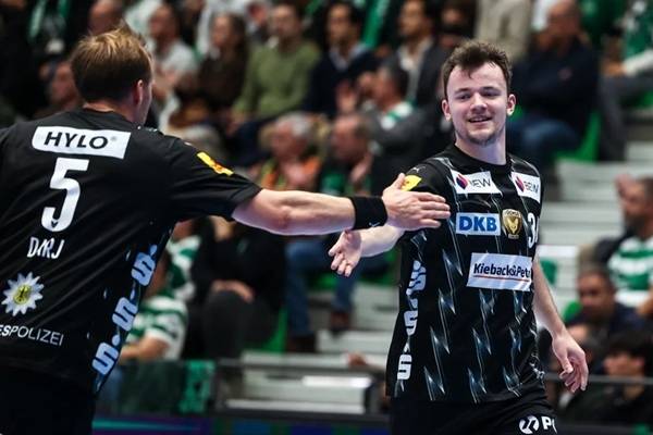 사진 2025/26 Machineseeker EHF 남자 핸드볼 챔피언스리그 베를린과 스포르팅의 경기 모습, 사진 출처=유럽핸드볼연맹