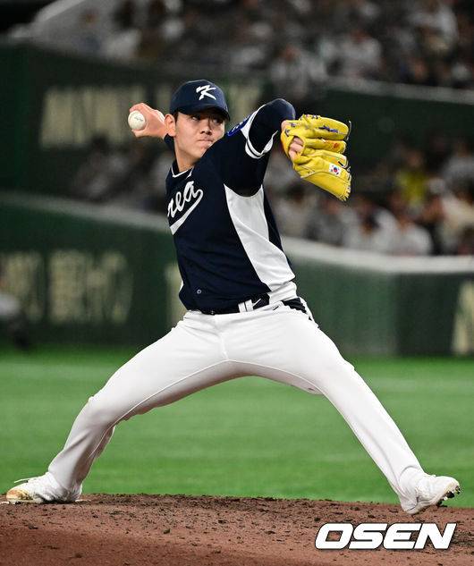 [OSEN=조은정 기자] 야구 대표팀 성영탁. 2025.11.15 /cej@osen.co.kr