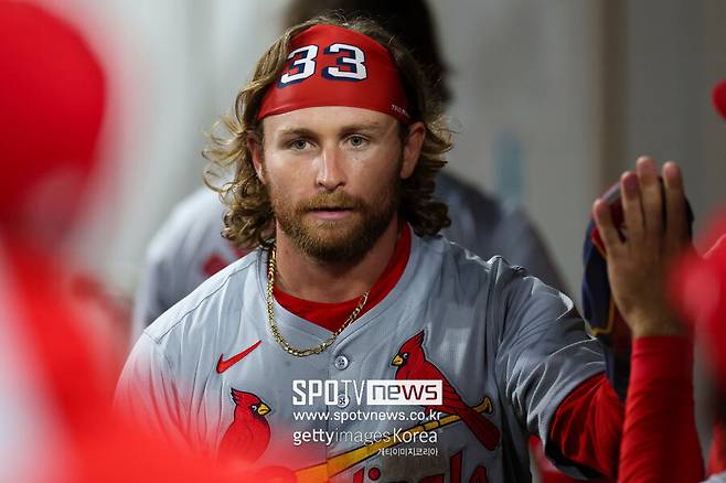 ▲ 세인트루이스 카디널스 유틸리티 플레이어 브렌든 도노반이 트레이드 시장에 나올 가능성이 제기됐다.