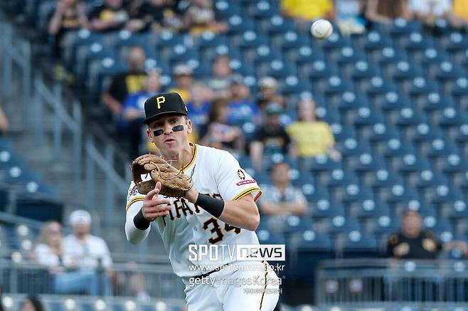 ▲ 한신의 코너 내야 한 자리를 맡을 가능성이 있는 캠 더베이니