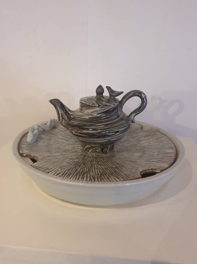 안성모, 연리문 새다관. 아리안 갤러리 제공