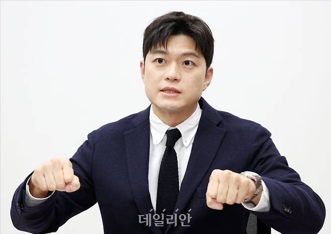 김용태 국민의힘 의원이 지난 17일 오후 의원회관에서 데일리안과 인터뷰를 하고 있다. ⓒ데일리안 홍금표 기자