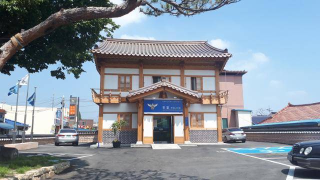 고도 이미지 찾기 사업으로 리모델링된 전북 익산시 금마파출소 모습. 국가유산청 제공