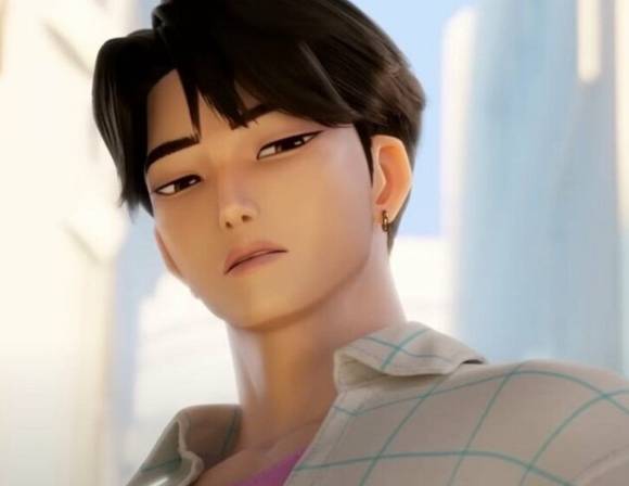 사진은 사자보이즈 멤버 진우. [사진=넷플릭스]