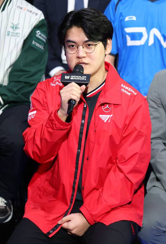 T1 '구마유시' 이민형. 연합뉴스