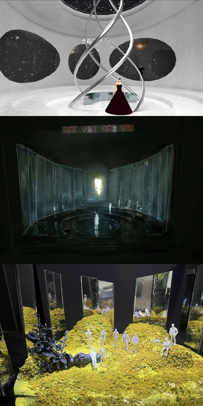 국립오페라단의 ‘트리스탄과 이졸데’의 1막부터 3막까지의 무대 디자인.   (c)국립오페라단