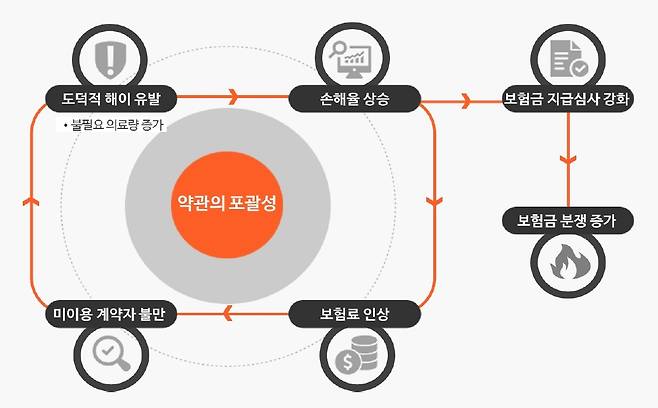 実損保険の悪循環構造。 [금융감독원 제공]