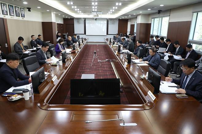 18일 열린 강원랜드 제266차 이사회