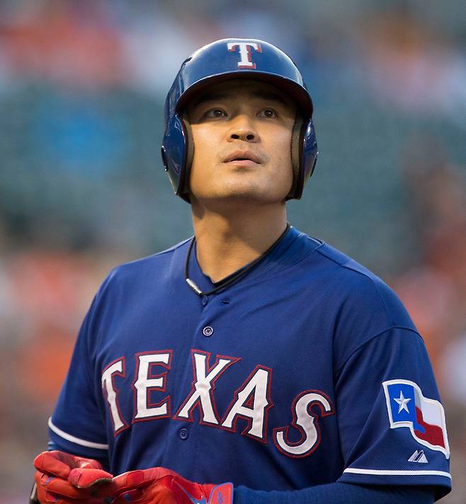 MLB 선수 시절의 추신수.