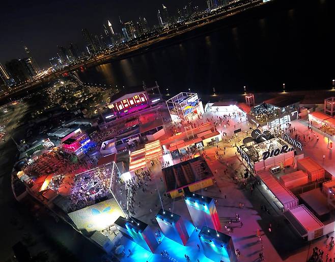 두바이 디자인 디스트릭트에서 열린 Sole DXB 현장. 사진제공|dubaidesigndistrict.com