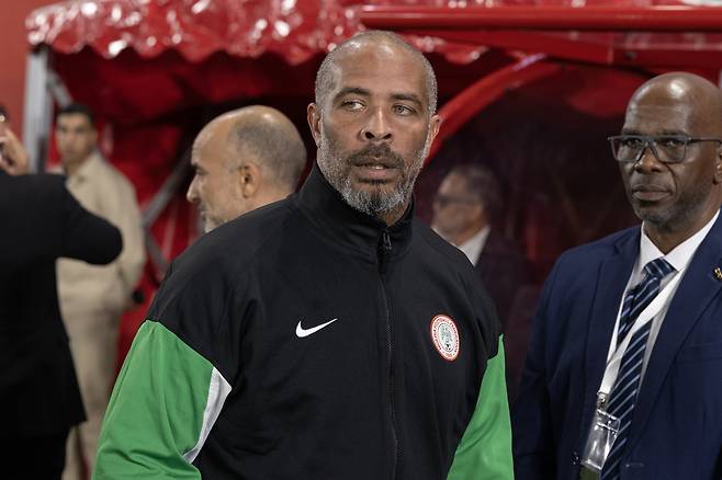 에리크 셸 나이지리아 축구대표팀 감독.   라바트 | EPA연합뉴스