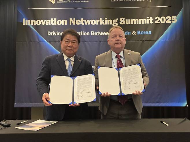 미국 네바다주 정부와 한국의 BK에너지가 지난 18일, 청정에너지에 대한 상호 협력을 강화하는 지원 협약을 공식 체결했다. /BK에너지 제공