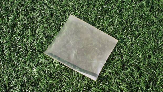 특화 제조공정을 통해 구현된 자연 유래 고기능성 필름. 사진=국립금오공대 제공