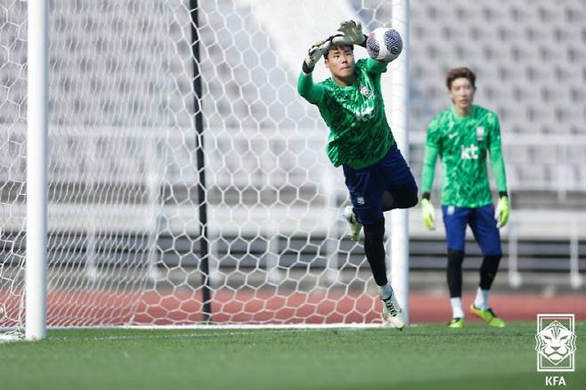 송범근(전북 현대). 사진=대한축구협회