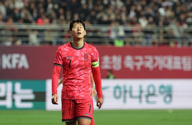 14일 대전월드컵경기장에서 열린 볼리비아와 경기에 출전한 손흥민