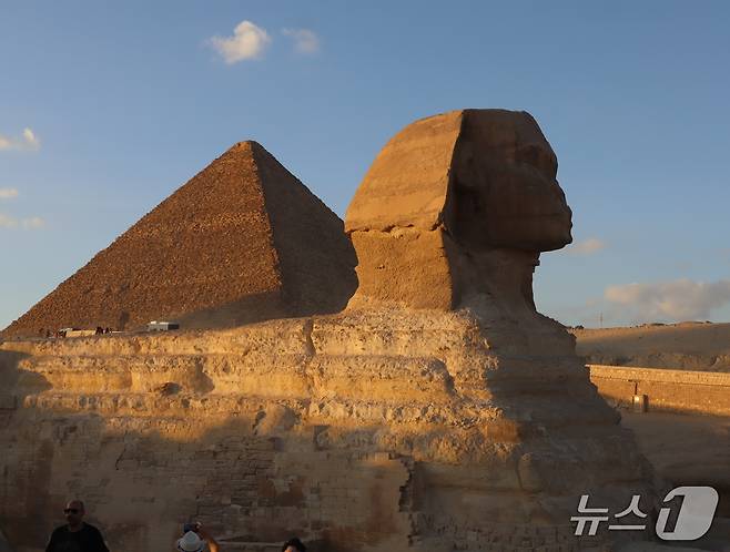 이집트 기자의 피라미드와 스핑크스. ⓒ 뉴스1 김정한 기자