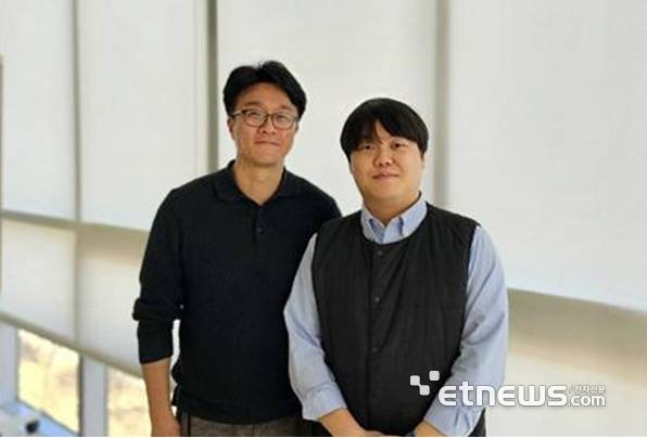 케이메디허브 전임상센터 전용현 비임상시험부장(왼쪽)과 이재언 신약평가팀장