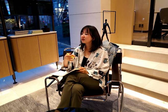 슈야오 콩(Shuyao Kong) 메가이더 공동설립자 겸 최고사업책임자(CBO). 사진=이준형 블루밍비트 기자