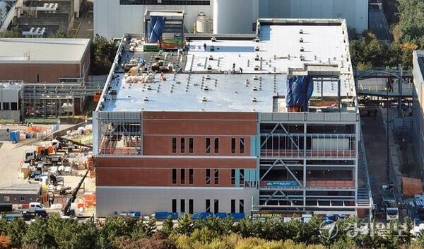 인천 송도 DP 공장 건설 현장. 경기일보DB