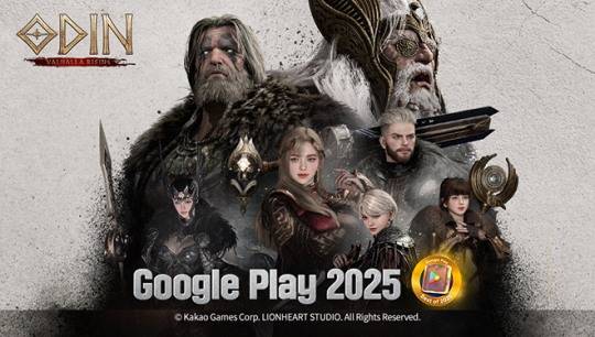 '오딘: 발할라 라이징' 구글 플레이 '올해를 빛낸 수상작' 중 '올해를 빛낸 PC게임' 부문 수상 관련 이미지. 자료 제공 : 카카오게임즈