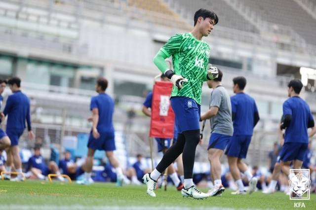 3년 4개월의 기다림 끝 대한민국의 골문을 지킨 송범근, 그는 가나를 상대로 무실점 활약했다. 사진=대한축구협회 제공