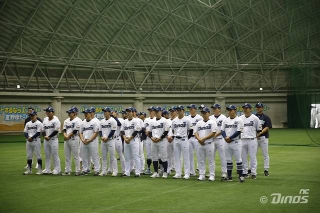 오키나와 CAMP 1 일정을 소화 중인 NC 선수단. 사진=NC 제공