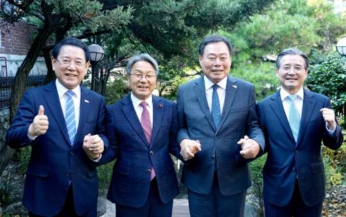 광주 군공항 통합이전 4자 사전협의 [연합뉴스 자료 제공]