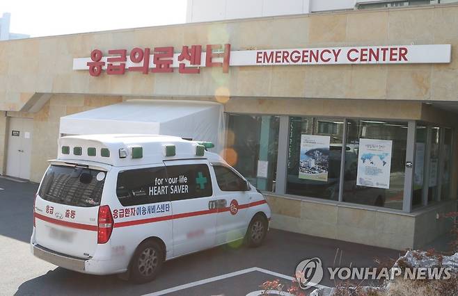 응급실 [연합뉴스 자료사진]