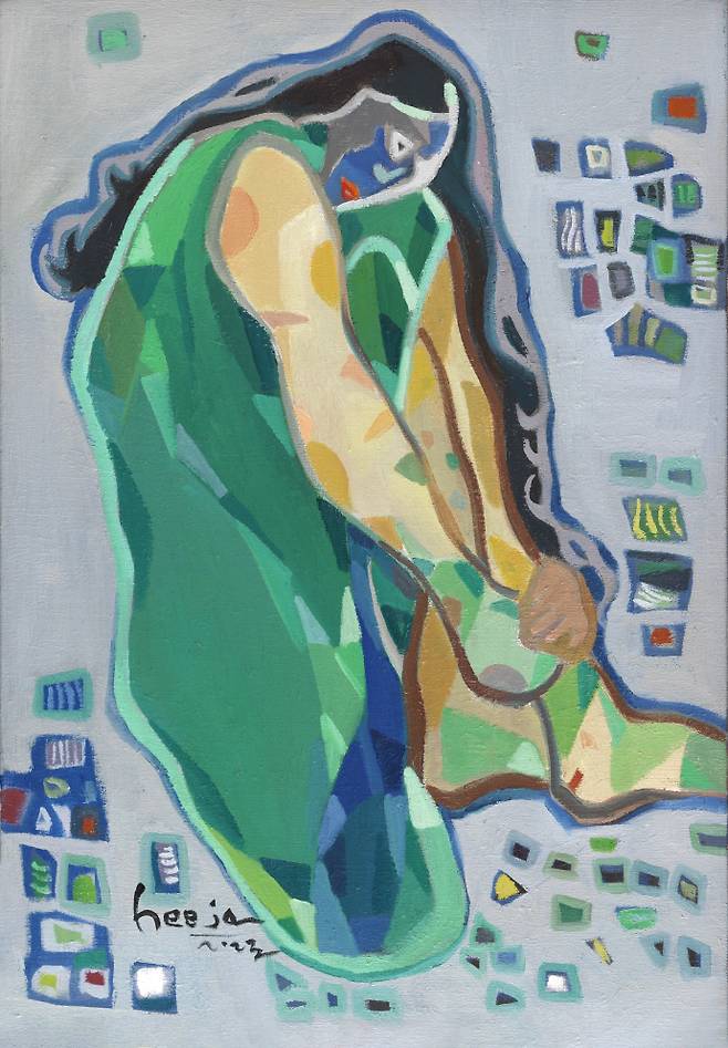 '소녀상'(65.1×45.5㎝, oil on canvas)