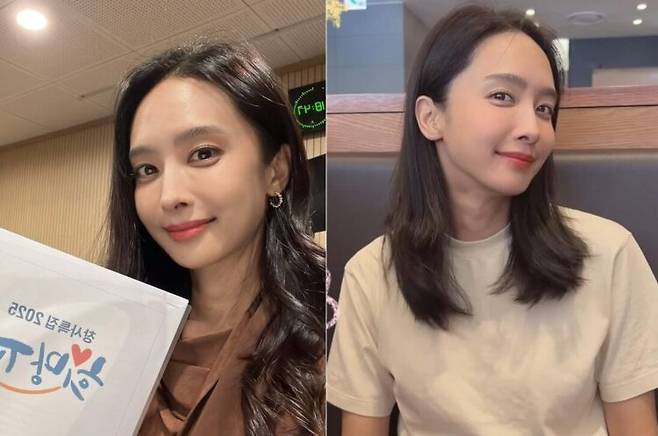 40대가 넘었음에도 여전히 매끈한 피부를 자랑하는 박정아는 과거 한 방송에서 마스크팩을 자주 한다고 밝힌 바 있다. 사진=박정아 인스타그램