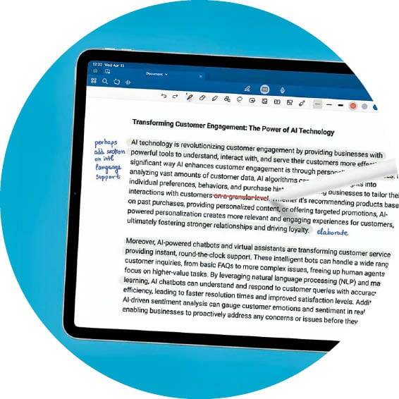 ‘굿노트’의 화면.