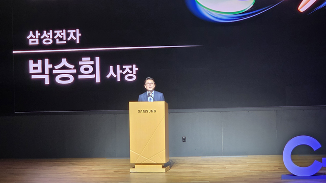 박승희 삼성전자 CSR 사장이 20일 서울 서초구 삼성전자 서울R