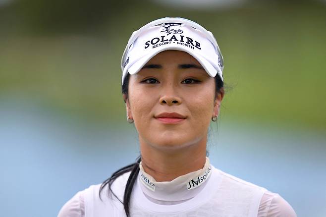 Yoon Ina of Korea looks on during the third round of the Lotte Championship presented by Hoakalei 2025 at Hoakalei Country Club on Oct. 3 in Ewa Beach, Hawaii. [GETTY IMAGES/YONHAP]