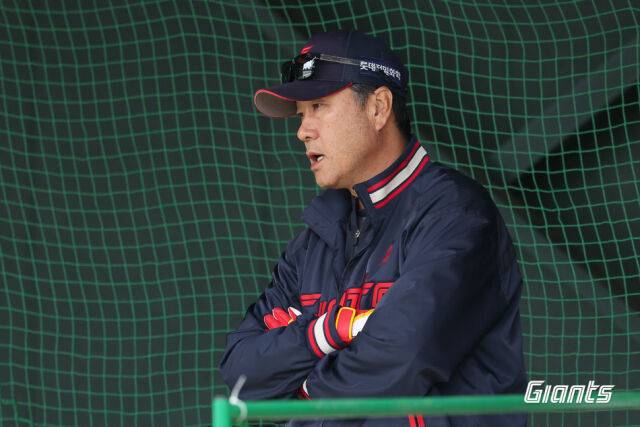 롯데 자이언츠 김상진 투수 코치./롯데 자이언츠