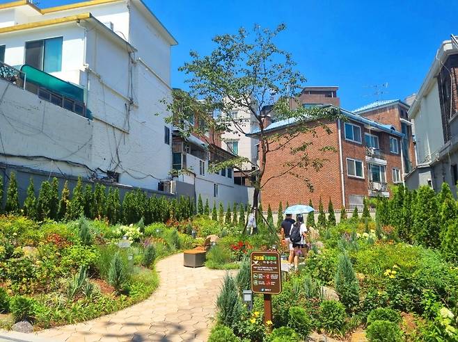 서울 광진구의 마을정원 [서울시 제공]