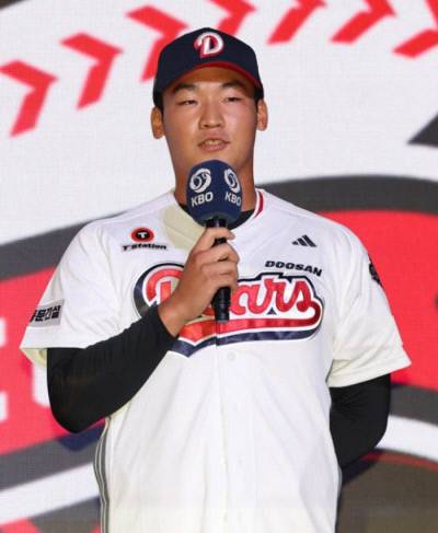 두산 김주오. 연합뉴스